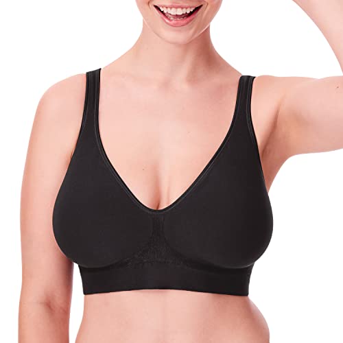 Bali womens Comfort Revolution Wirefree With Smart Sizes Df3484 bras, Black, XX-Large US