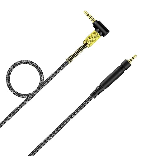 QKIIP Replacement Audio Cable Compatible with Sennheiser Game ONE, Game Zero, PC 373D, GSP 350, GSP 500, GSP 600 Gaming Headsets (4.92/Feet)