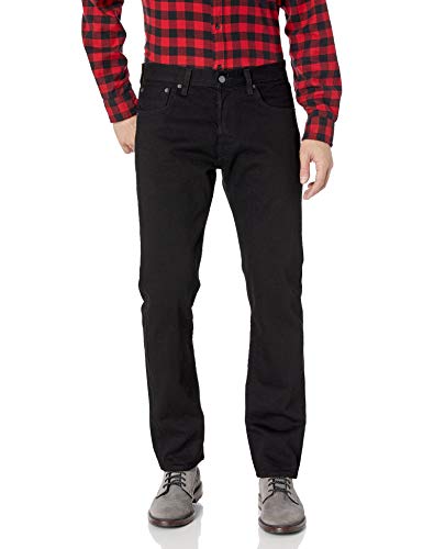 Levi's Men's 501 Original Fit Jeans (Also Available in Big & Tall), Nickel Black, 36W x 36L