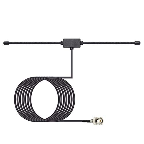 Bingfu Police Radio Scanner Antenna 20-1300MHz Adhesive Mount BNC Male Dipole Antenna Vehicle Ham Radio Amateur Radio Mobile Scanner Antenna Compatible with Uniden Bearcat Whistler Radio Shack Scanner