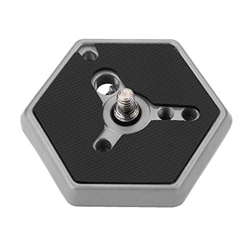 Quick Release Plate, Universal Hexagonal Quick Release Plates Replacemen 3049 1/4' Screw For Manfrotto 030-14 RC0 3063 Photo Studio Accessories