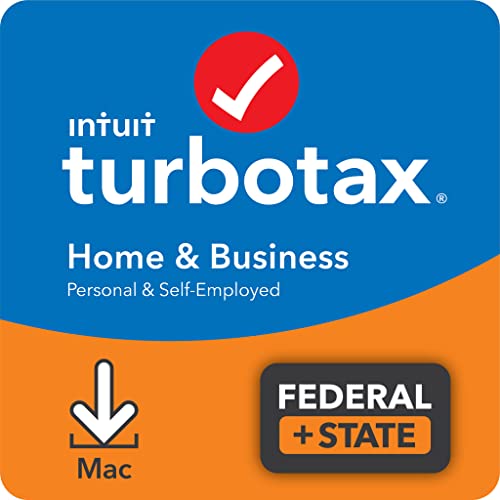[Old Version] Intuit TurboTax Home & Business 2021, Federal and State Tax Return [MAC Download]