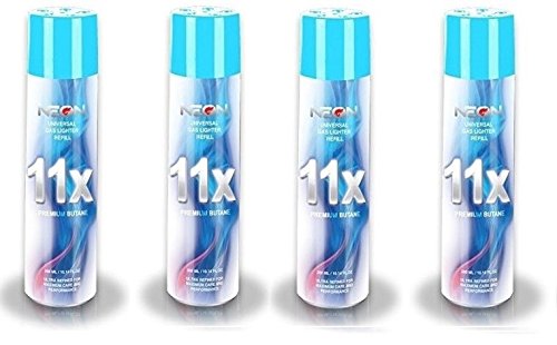 Four (4) 11x Ultra Refined Butane Refill Tank 300mL Cans