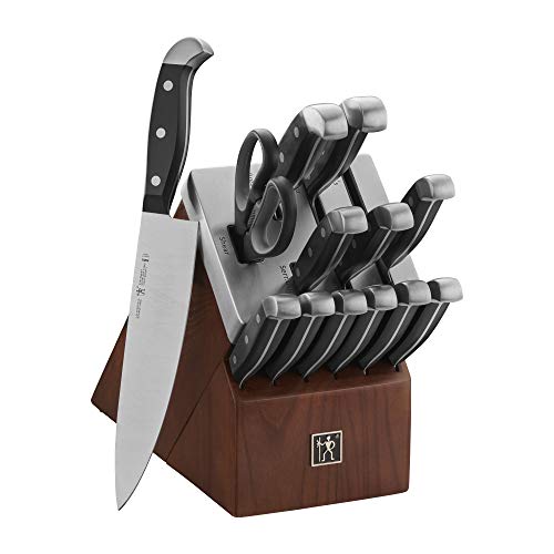 ZWILLING HENCKELS Statement Razor-Sharp White Handle Knife Set, Chef Knife, Bread Knife, German Engineered Knife Informed by over 100 Years of Mastery, Stainless Steel, 14-Piece