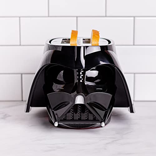 Uncanny Brands Star Wars Darth Vader Halo Toaster - Lights-Up and Makes Lightsaber Sounds