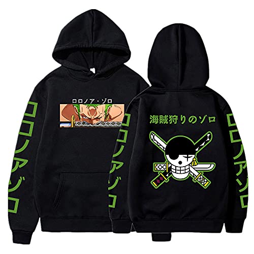 Anime Hoodie Roronoa Zoro Pirate Hunter Sweatshirt Gift Pullovers Tops