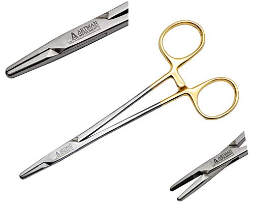 Mayo Hegar Needle Holder 6' Surgical Needle Driver with Tungsten Carbide Inserts by ARTMAN INSTRUMENTS