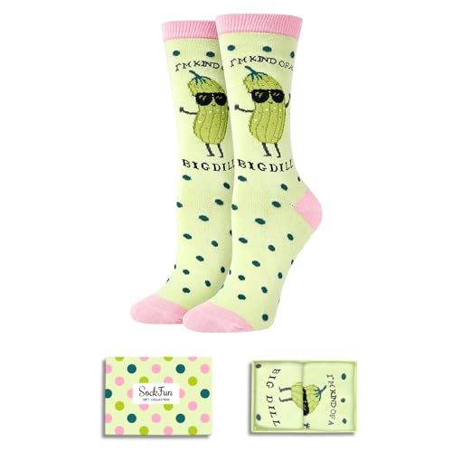 sockfun Funny Socks Funny Gifts For Women, Pickle Gifts Pickle Socks, Fun Crazy Novelty Funky Socks