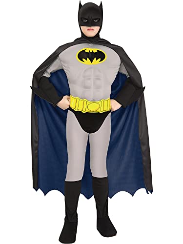Rubie's Child's Super DC Heroes Deluxe Muscle Chest Batman Costume, Toddler