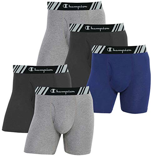 Champion Men's 5 Pack Smart Temp Boxer Brief - New 5 Value Pack - Multi Color - X-Large