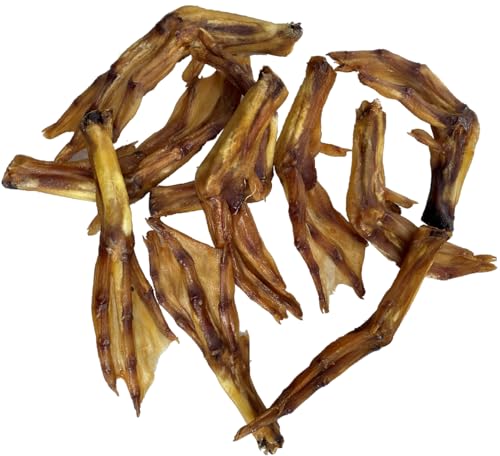 HDP Dehydrated Poltry Duck Feet Made in USA Flavor:Duck Size:Pack of 25