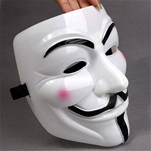 Diximus V for Vendetta Mask Anonymous Guy Fawkes Halloween Mask Hacker Mask
