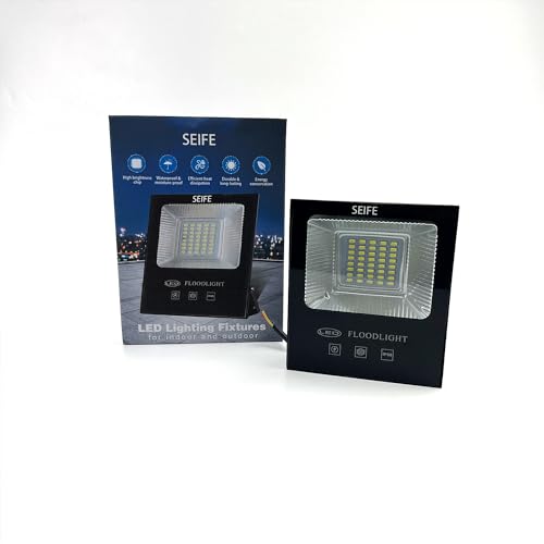SEIFE LED Lighting fixtures for Indoor and Outdoor Lighting Applications ，Warm White Exterior Flood Lighting, Outdoor Indoor Flood Light Fixture Landscape Security Floodlight