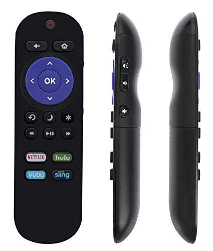 Replaced Remote Control fit for Hisense Roku TV 50R7E 32H4E1 50R6E 32H4030F 40H4030F 43H4030F 55R6000E 75R6E1 65R6D 43R7080E 50R7050E 65R6E 32H4F 58R6E 50R6E 60R5800E 65R6E1 43R6E 40H4030F1 32H4D H4