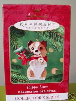 Hallmark 2001 Puppy Love #11 Keepsake Ornament