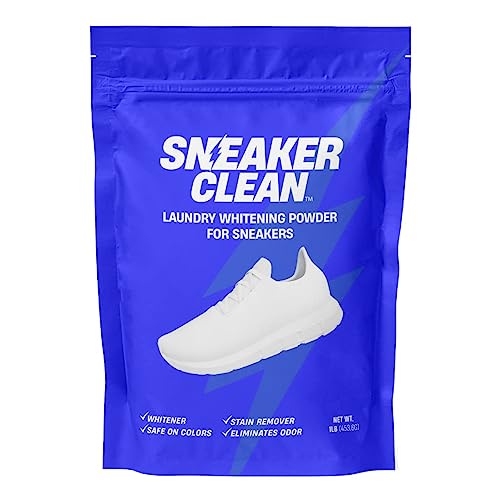 Sneaker Clean Shoe Cleaner Kit 1lb – Sneaker Whitening Powder Stain Remover – Washing Machine Sneaker Deodorize Powder (1lb)