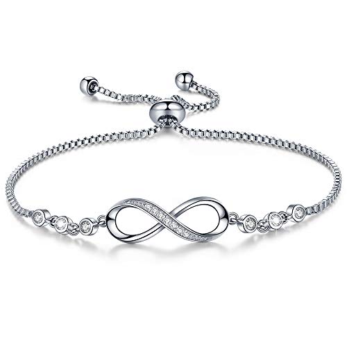 Desimtion Gifts for Women,Infinity Love Bracelets for Women,Birthday Mothers Day Jewelry Gifts for Her Girlfriend Wife