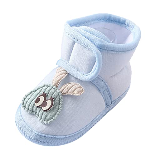 Bblulu Unisex Infant Baby Slippers Girls Boys Booties Winter Warm Baby Socks Shoes Cozy Booties Warm Slippers First Walkers Cozy Winter Sock Shoes