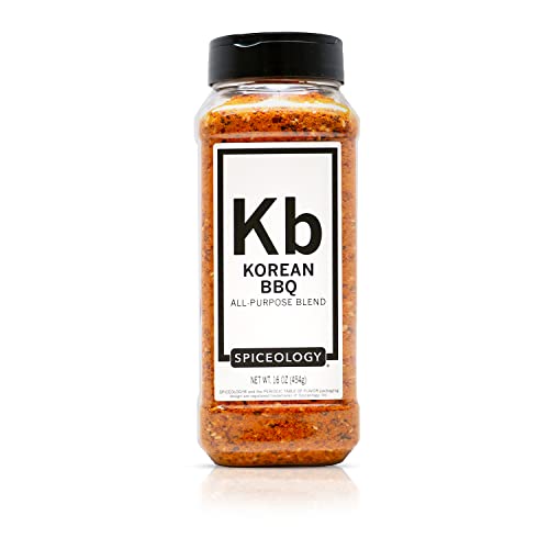 Spiceology - Korean BBQ All-Purpose Spice Rub - Barbeque Rubs, Spices and Seasonings - Use On: Stir-Fry, Salmon, Beef, Chicken, Prawns, Pork, Tofu, and Vegetables - 16 oz