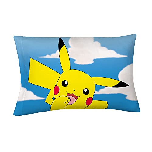 Franco Kids Bedding Super Soft Microfiber Reversible Pillowcase, 20 in x 30 in, Pokemon