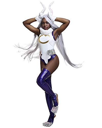 miccostumes Women's Anime Rabbit Hero Cosplay Costume Bodysuit (X-Large)