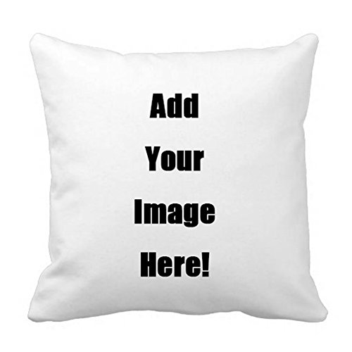 Shop&Three Custom Design Photos or Text Outdoor/Indoor Throw Pillowcase, Personalized Pet Photo Pillow, Love Photo Throw Pillowcases, Wedding Keepsake Throw Pillow Covers 18' x 18'