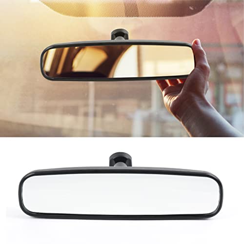 AKSOLONT 10' Rear view mirror, Universal Interior RearView Mirror Bracket Compatible With Toyota Corolla Camry RAV4 Ford Focus Nissan Rogue Altima Sentra Honda CRV Accord KIA Optima Mazda 3 5 6 Miata