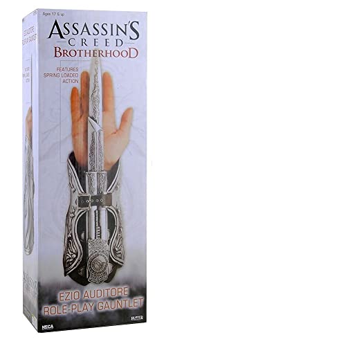 HuajunSilver Hidden Blade Gauntlet Replica Assassin's Creed Brotherhood Ezio Auditore Toy