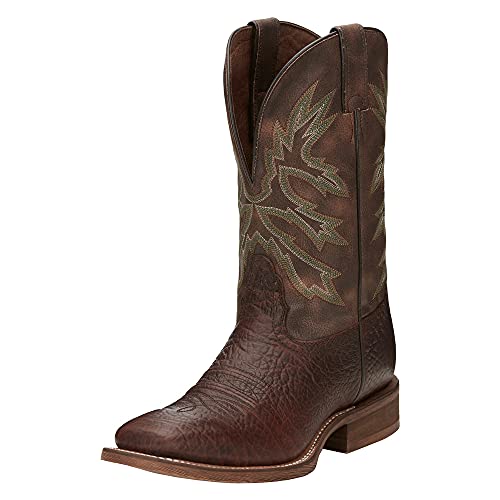Nocona Men's Henry Western Boot Broad Square Toe Brown 11 D(M) US