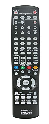 New GA362WJSA GA416WJSB GA600WJSA Replace Remote for Sharp TV LC45D40U LC46D64 LC46D64U LC-46D64U LC46D64UA LC46D64UB LC52D64 LC52D64U LC-52D64U LC60C46U LC65D64 LC65D64U LC-65D64U SVD-2897 SVD-3312