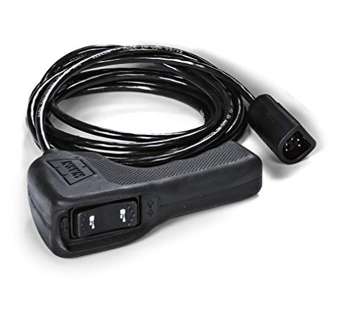 WARN 83665 Hand Held Plug-In Truck Winch Remote Controller with Ergonomic Grip and 12' Connector Cable