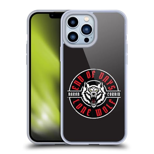 Head Case Designs Officially Licensed WWE Lone Wolf 1 Baron Corbin Soft Gel Case Compatible with Apple iPhone 13 Pro Max and Compatible with MagSafe Accessories