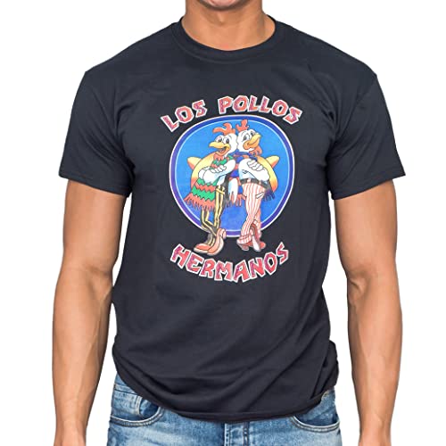 Adult Los Pollos Hermanos Logo T-Shirt Tee Black