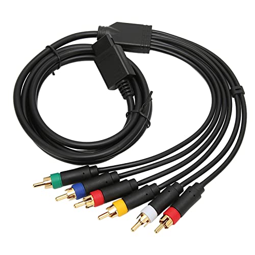 ciciglow High Flexibility RGB RGBS Composite Cable Cord with 4 BNC Heads for NGC N64 SFC SNES