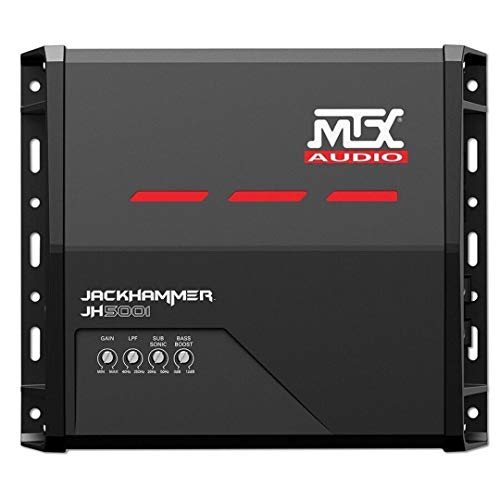 MTX Audio JH5001 Jackhammer Series 500W Monoblock Class-D Car Audio Amplifier