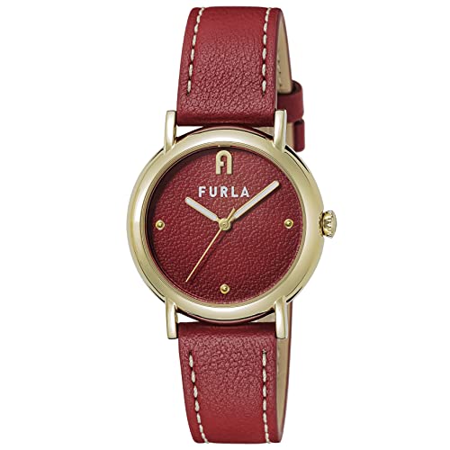 Furla Women's Red Leather Strap Watch (Model: WW00024017L2)