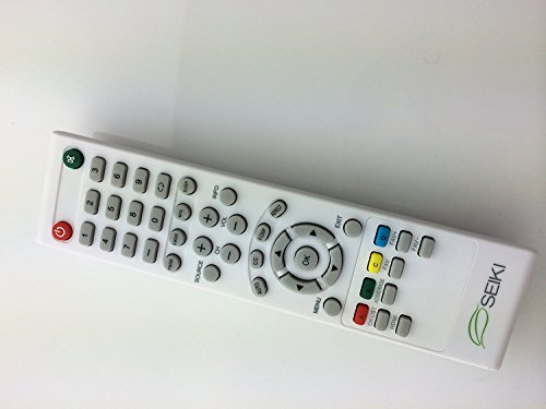 New USARMT Replaced Seiki White Color Remote for SE24FE01-W SC552GS SE421TT SE241TS SC552GS SE421TT SE241TS SC461TS LE-39GJ05 SE55GY19 SE65UY04 SE22FE01 SE65GY25 SE40FY27 SE32FY22