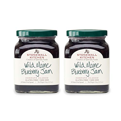 Stonewall Kitchen Wild Maine Blueberry Jam, 12.5 Ounces (Pack of 2)