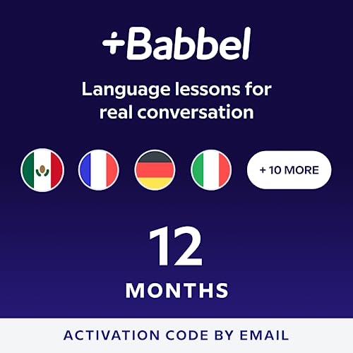 Babbel: Learn A New Language - 12 Month Subscription For IOS, Android, Mac & PC [PC/Mac Online Code]