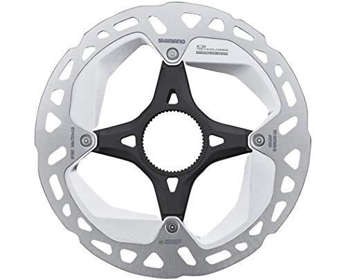 Shimano RT-MT800-S Disc Rotor - 160mm, Center-Lock, Silver/Black