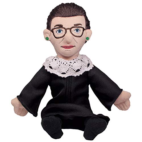 The Unemployed Philosophers Guild Ruth Bader Ginsburg Doll - 11' Soft Stuffed Plush Little Thinker
