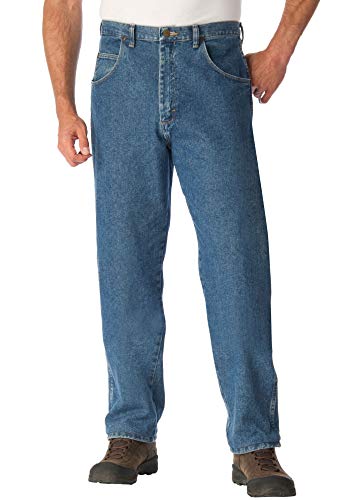 Wrangler mens Relaxed Fit Jeans, Antique Indigo, 32W x 32L US