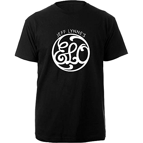 Men's ELO Script Slim Fit T-Shirt Large Black