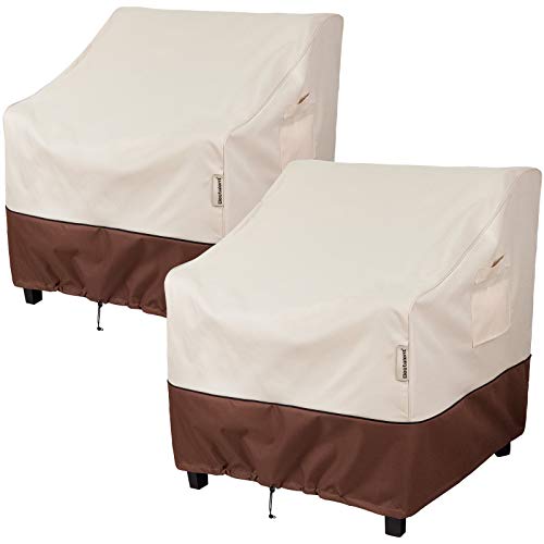 Bestalent Patio Chair Covers Outdoor Furniture Covers Waterproof Fits up to 32' W x 37' D x 36' H 2Pack