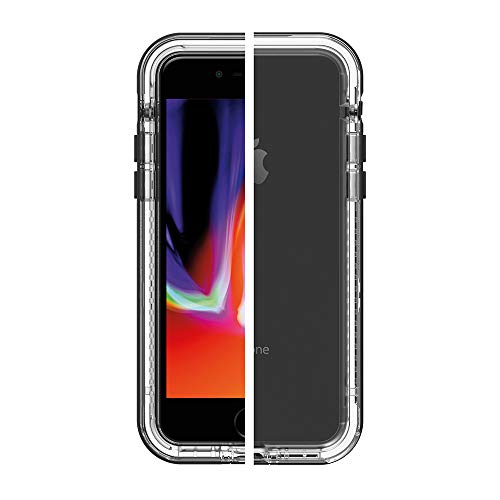 LifeProof NEXT SERIES Case for iPhone SE (2nd gen - 2020) and iPhone 8/7 (NOT PLUS) - BLACK CRYSTAL (CLEAR/BLACK)