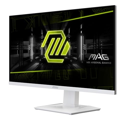 MSI MAG274QRFW 27-inch 2560 x 1440 (QHD) Computer Monitor, 180Hz, Adaptive-Synch, HDMI, DisplayPort, VESA Mountable, Tilt, Height Adjustable, Speaker, 1ms, Black