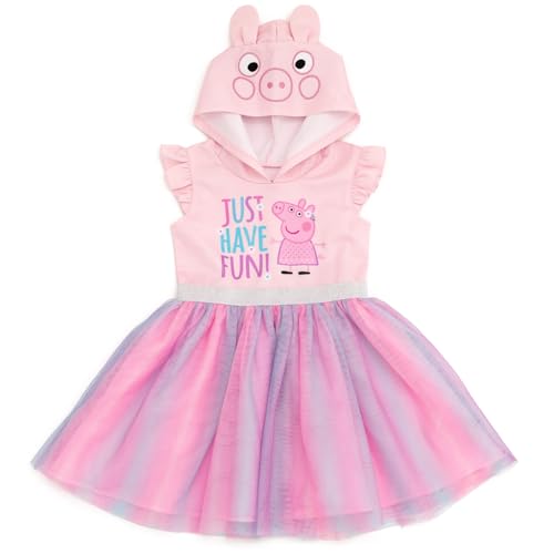 Peppa Pig Toddler Girls Mesh Tulle Dress Pink 3T