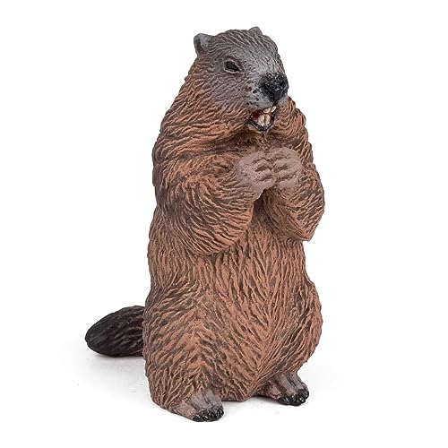Papo -hand-painted - figurine -Wild animal kingdom - Marmot -50128 -Collectible - For Children - Suitable for Boys and Girls- From 3 years old