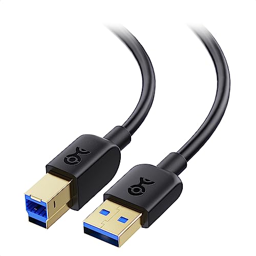 Cable Matters Long USB 3.0 Cable (USB 3 Cable, USB 3.0 A to B Cable) in Black, 10 ft