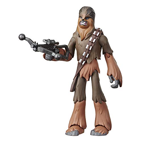 STAR WARS Galaxy of Adventures The Rise of Skywalker Chewbacca 5'-Scale Action Figure Toy with Fun Action Move